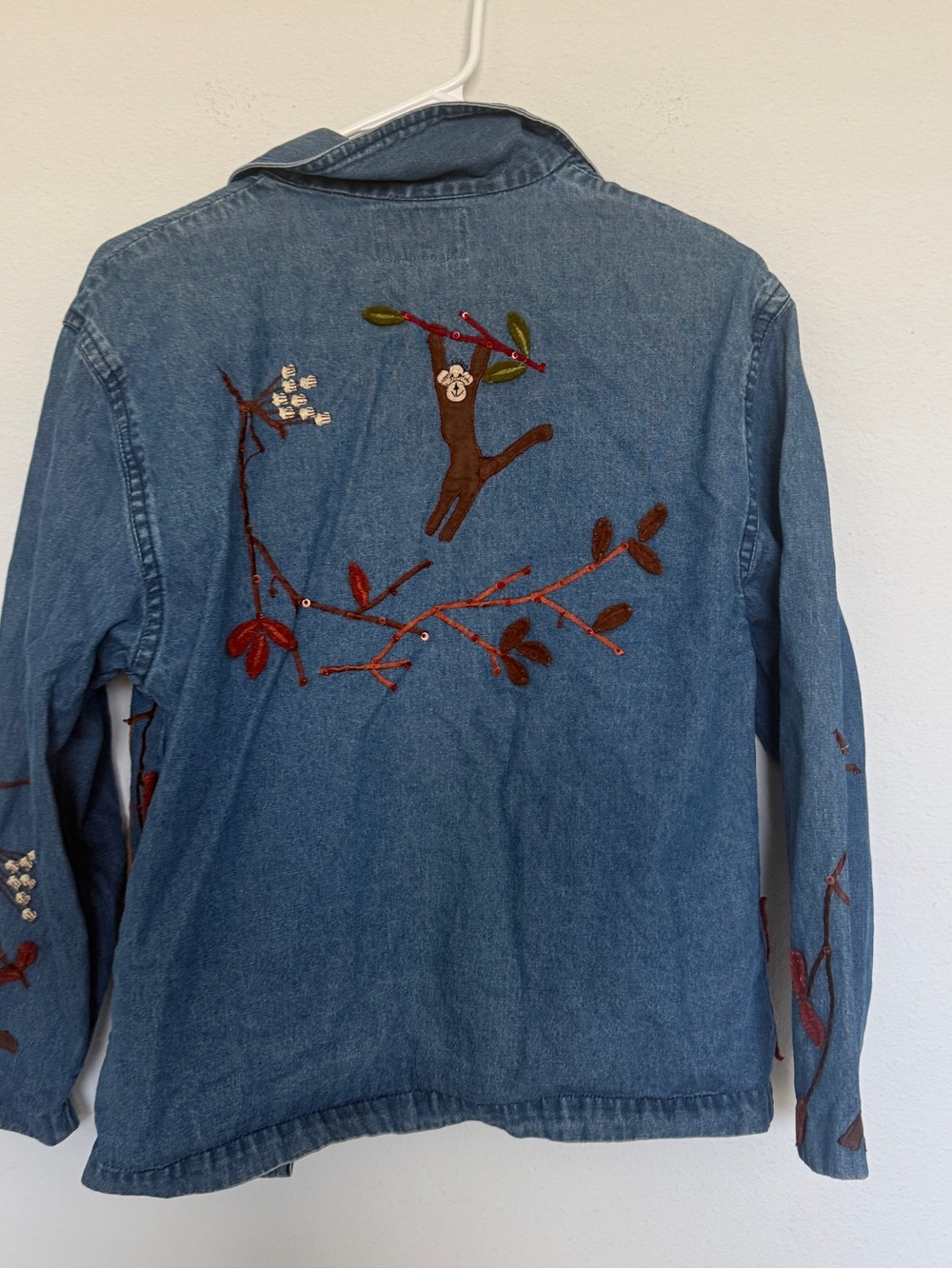 Tantrums Light Blue Embroidered Denim Shirt - Picture 2 of 6